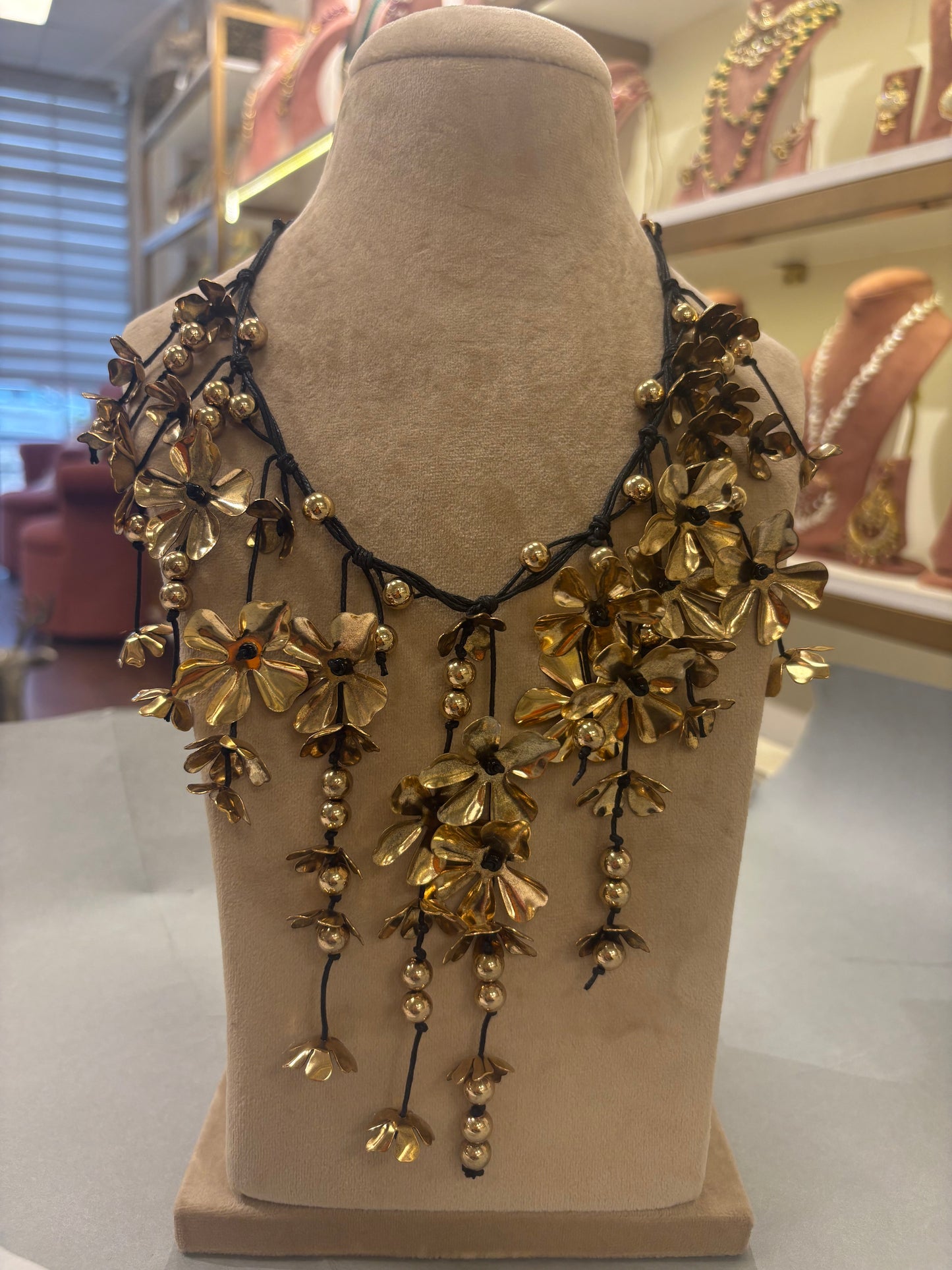 Floral Gold Necklace