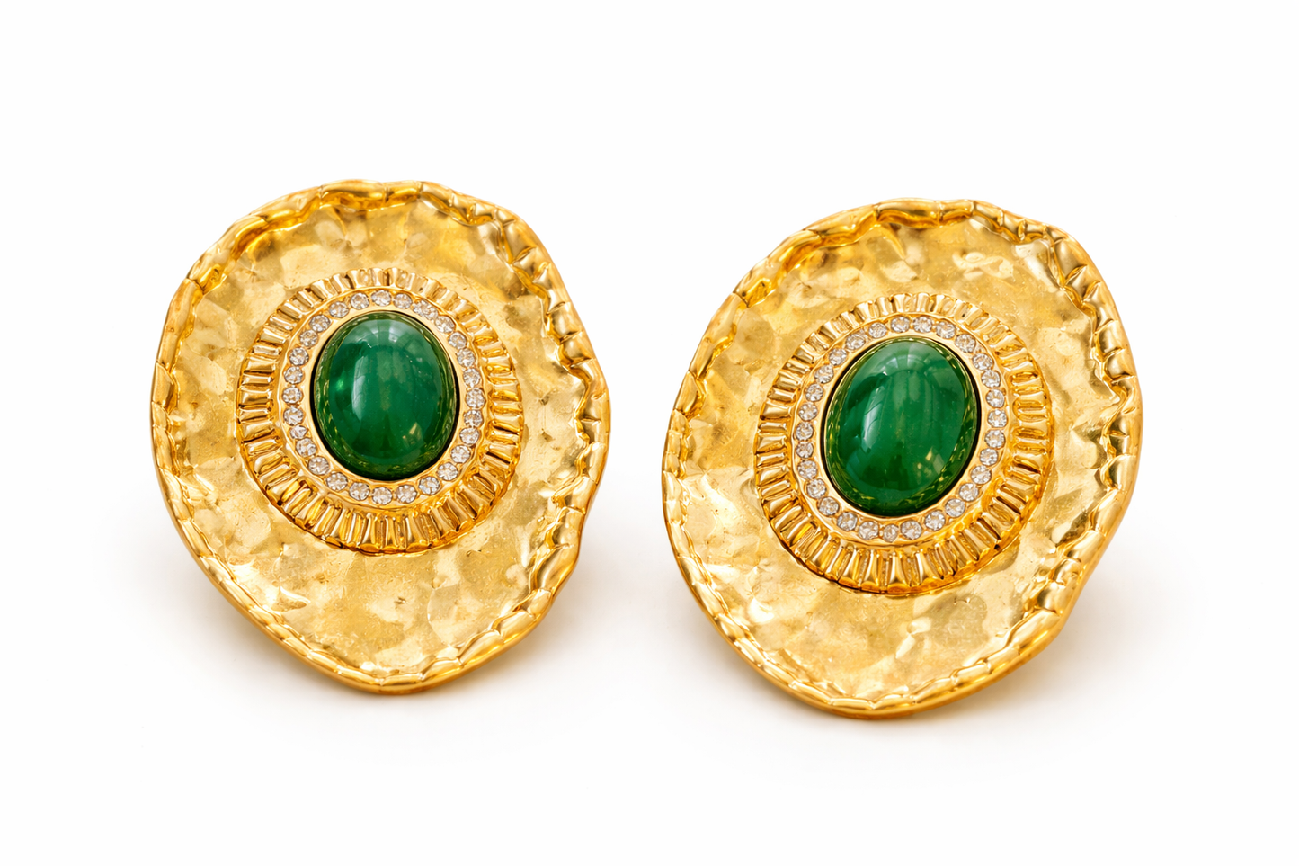 Green Malacite Earrings