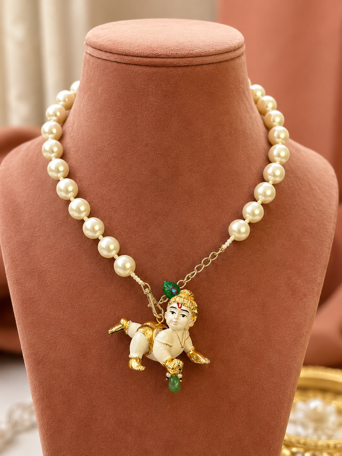 Baby Krishna Necklace