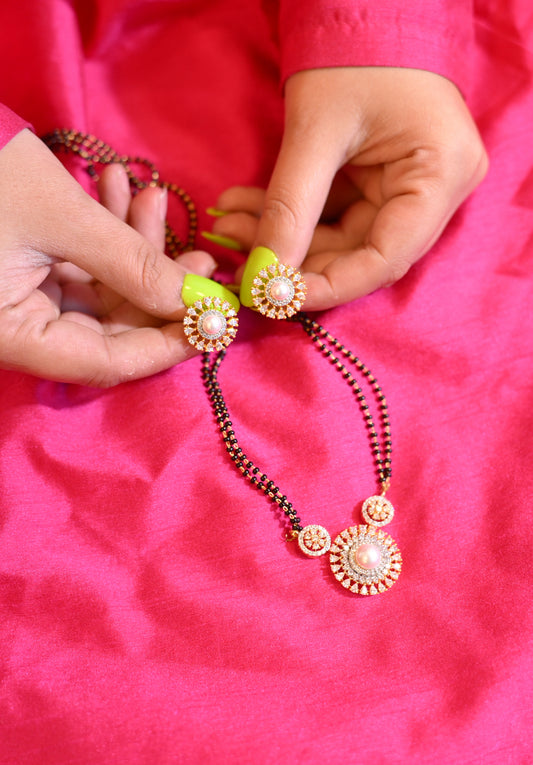 Mangal sutra set with pearl