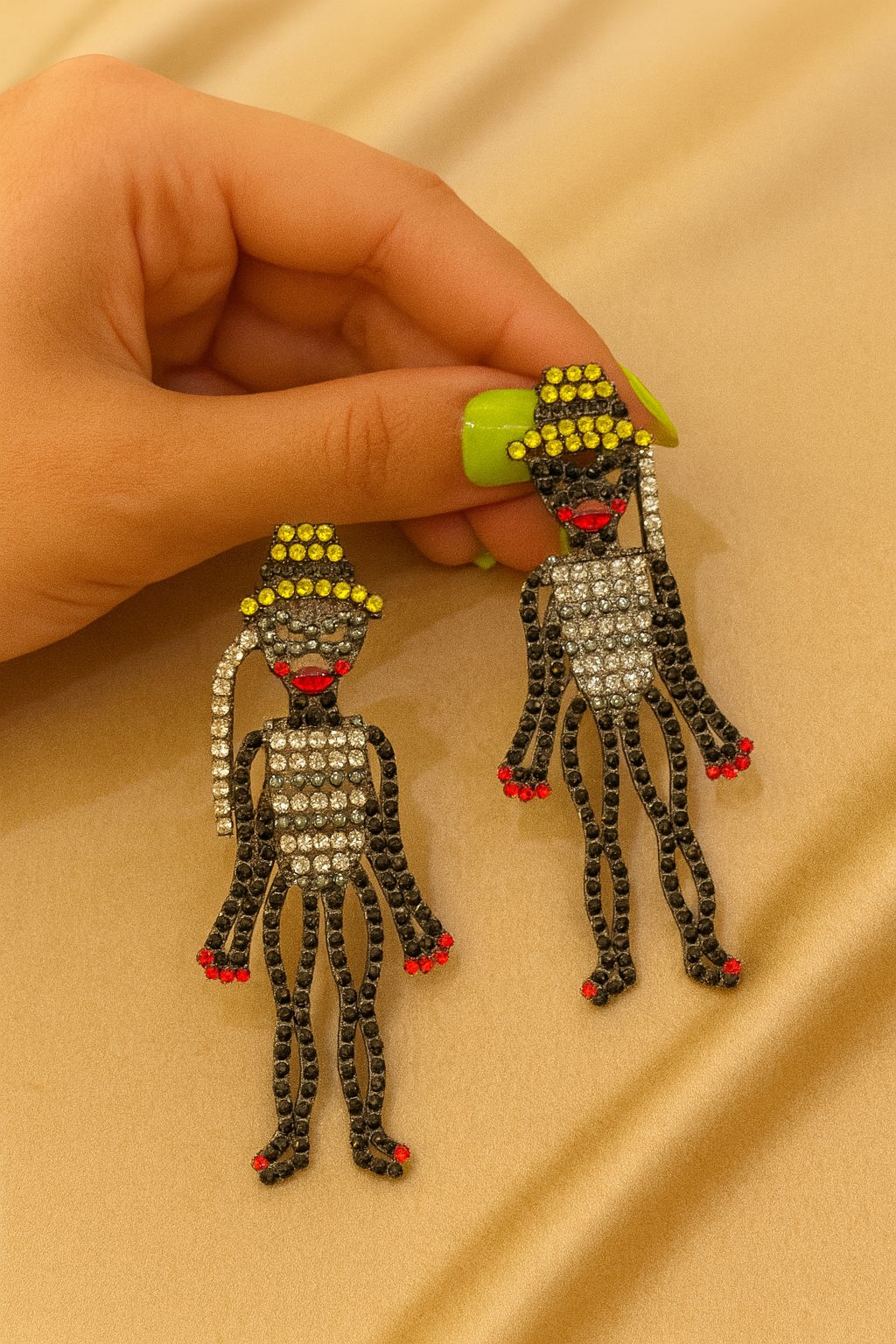 Hat Man Earrings