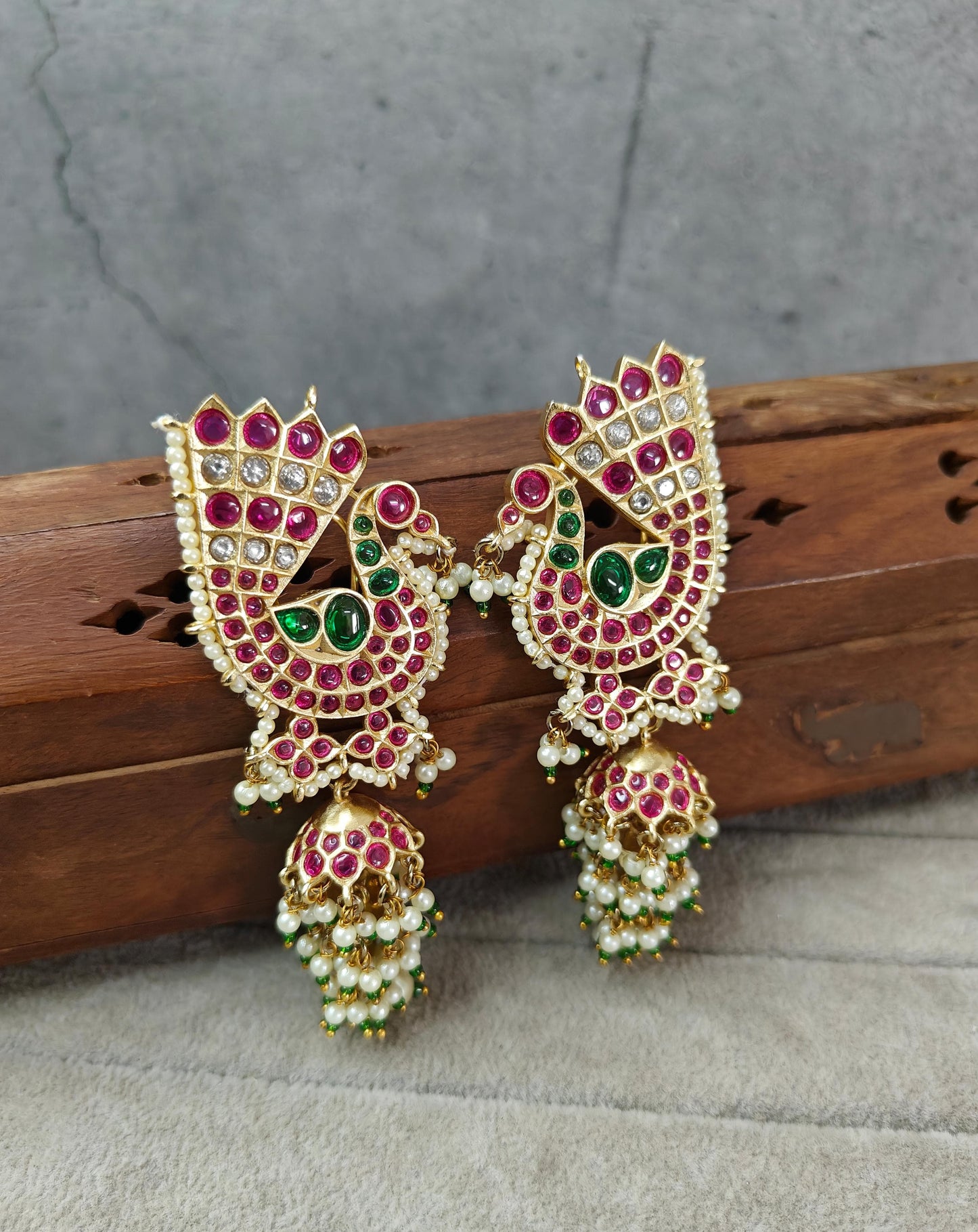 Traditional Peacock Earrings
