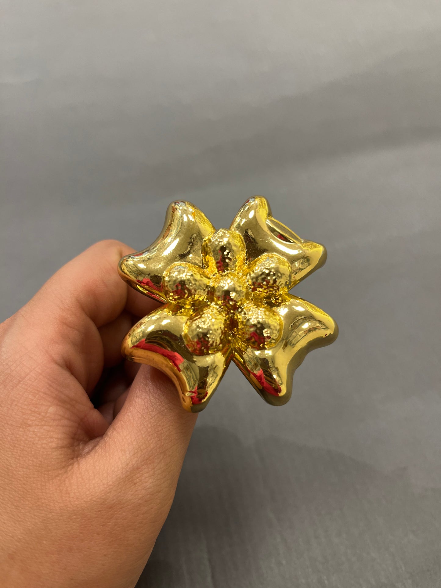 All Gold Bow Ring