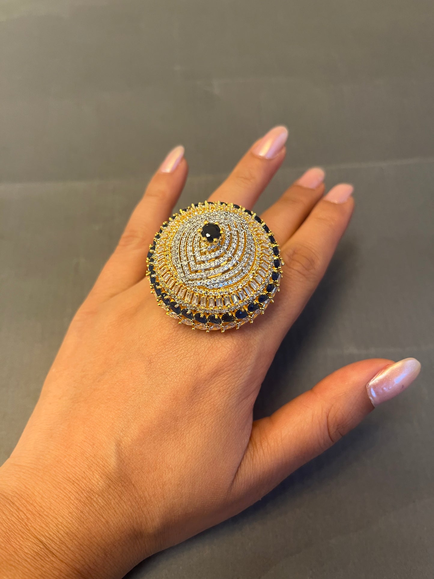 Big Bomb Blue Ring