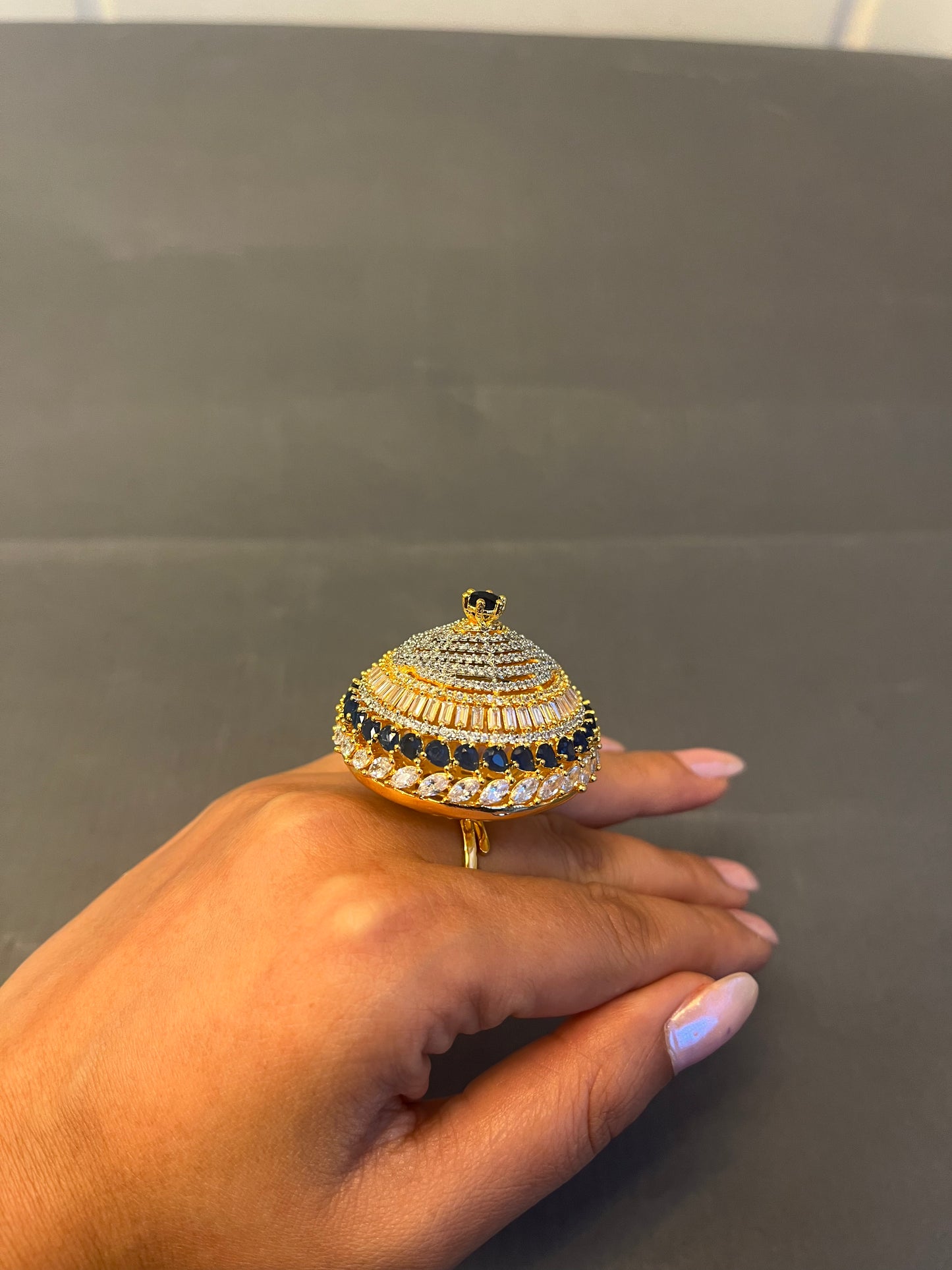 Big Bomb Blue Ring
