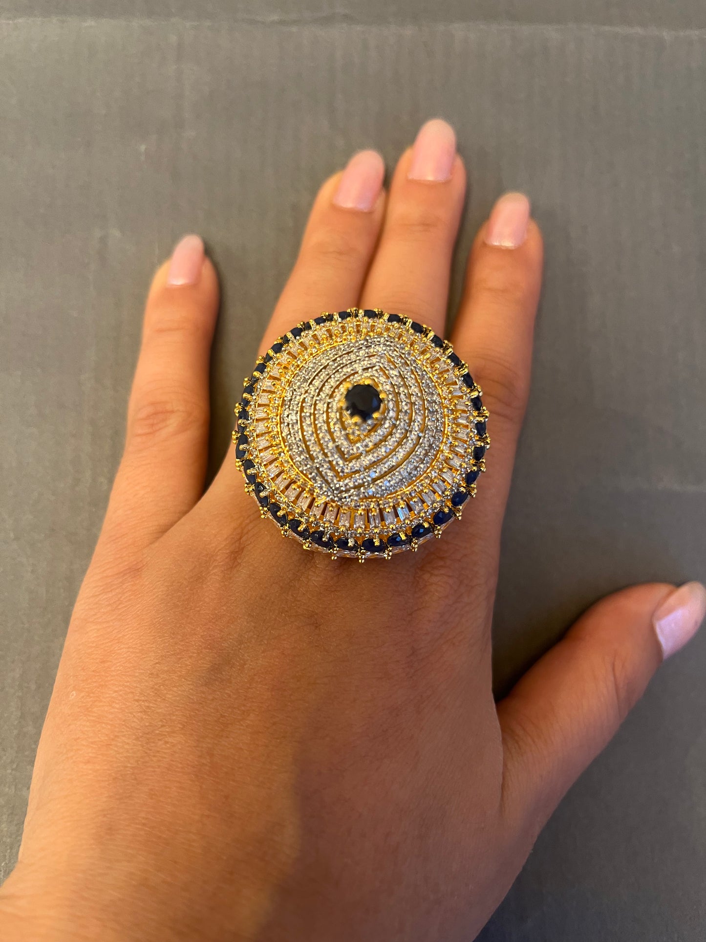 Big Bomb Blue Ring