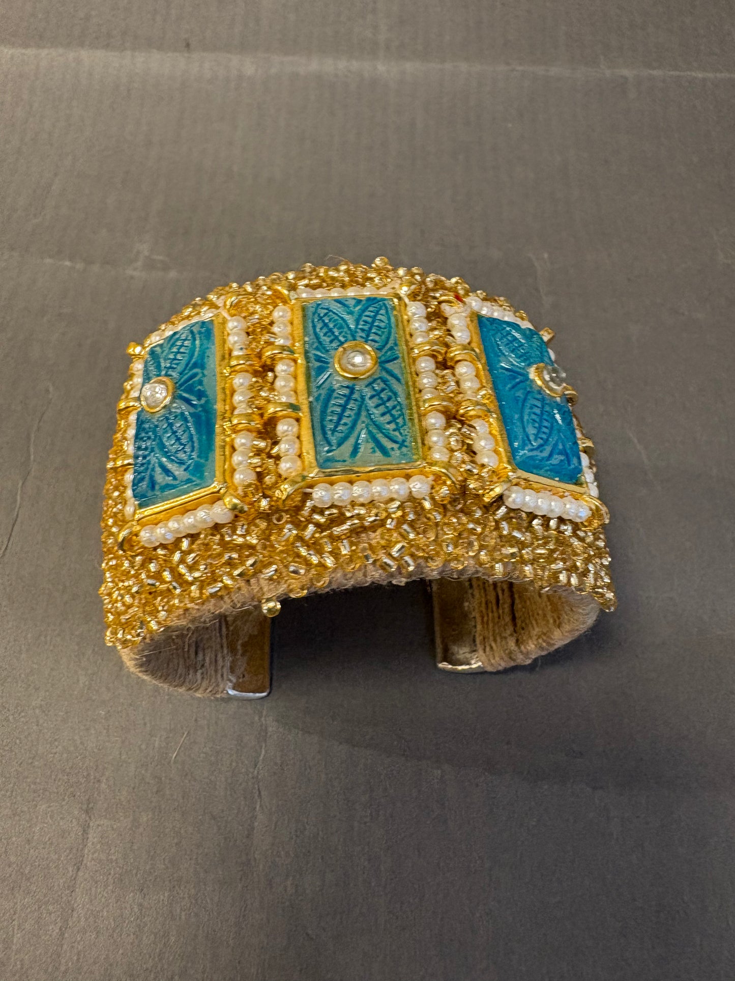 Blue Stone Cuff