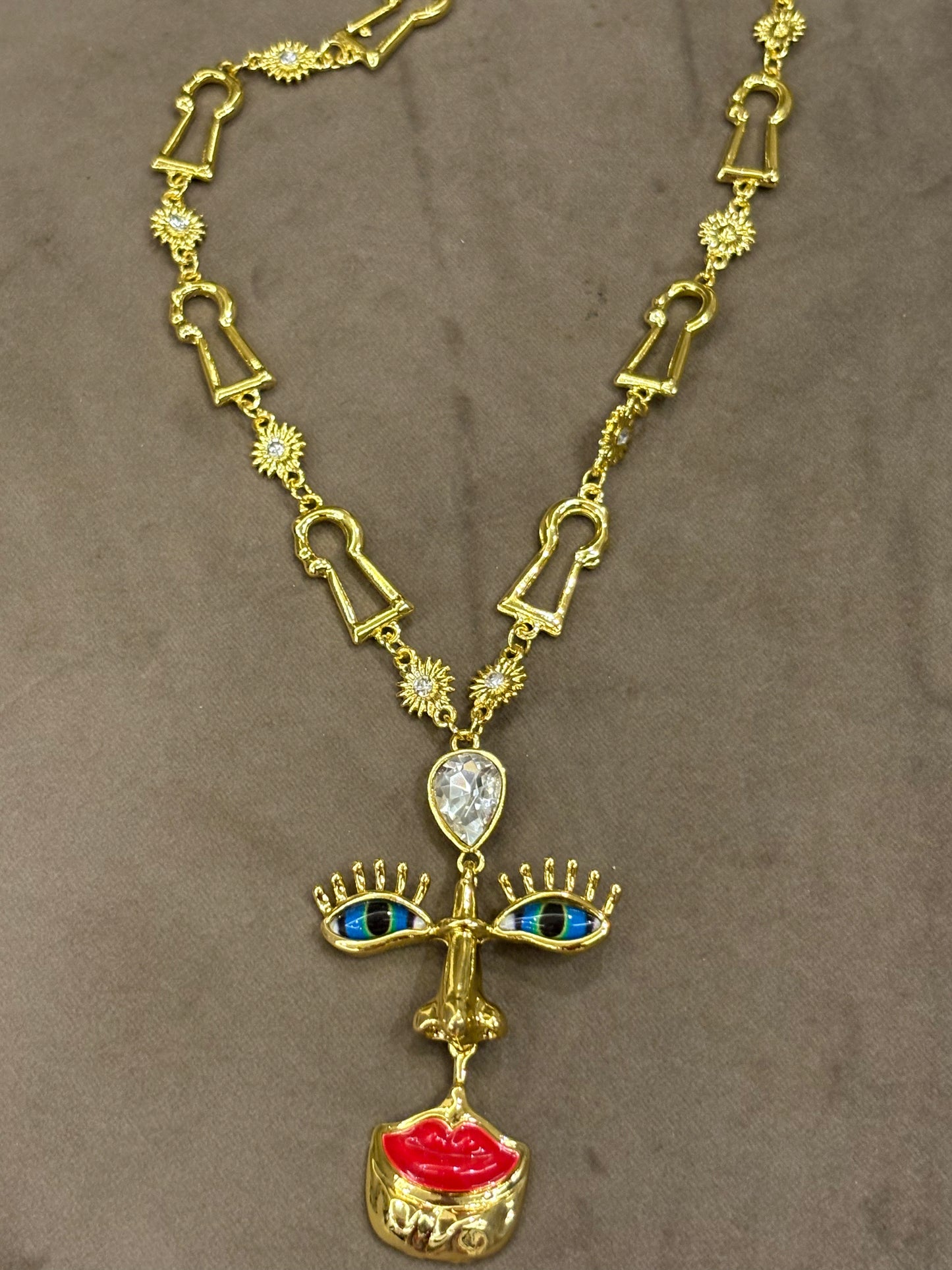 Face Up Necklace