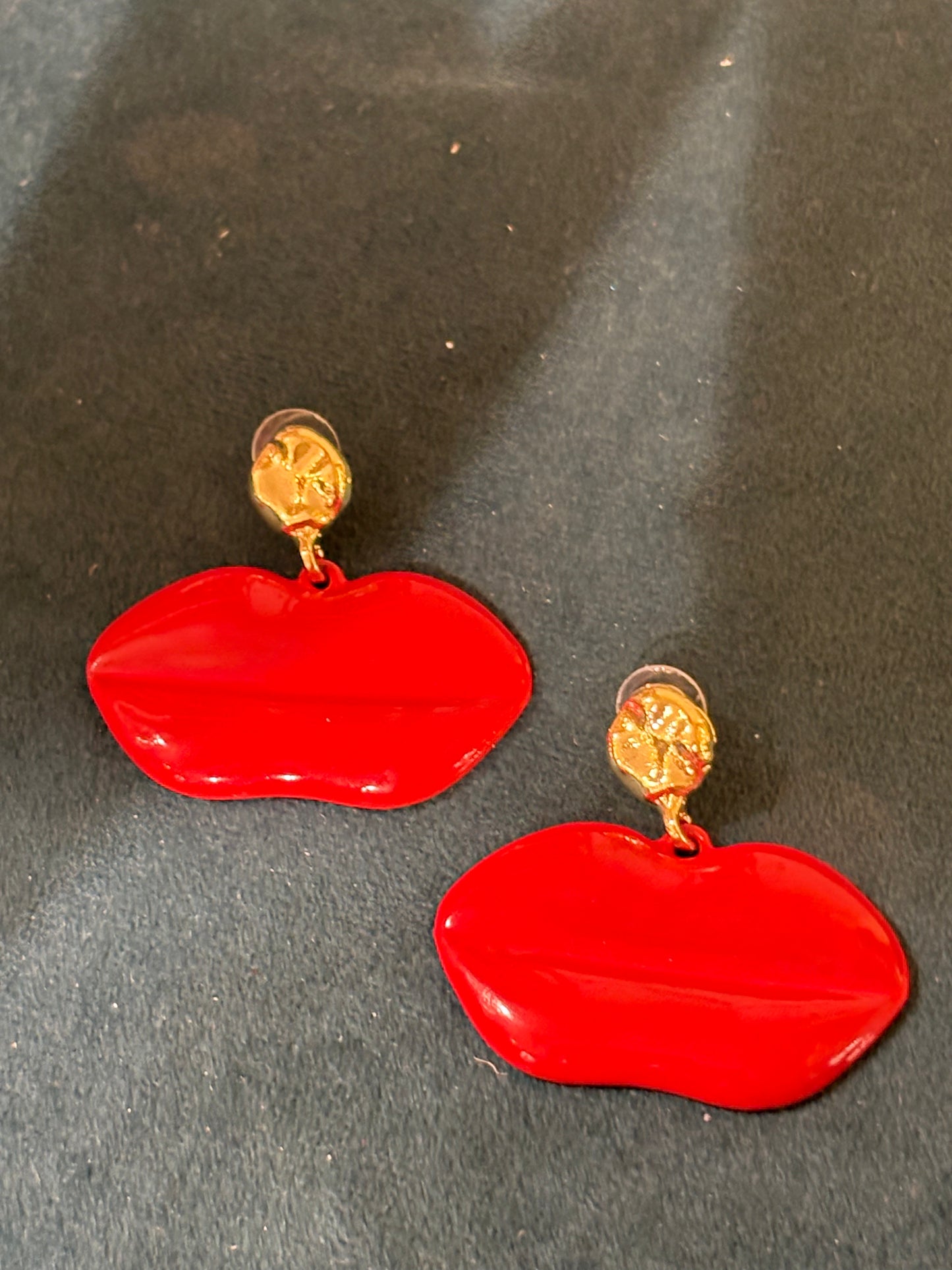 Red Hot Lip earrings