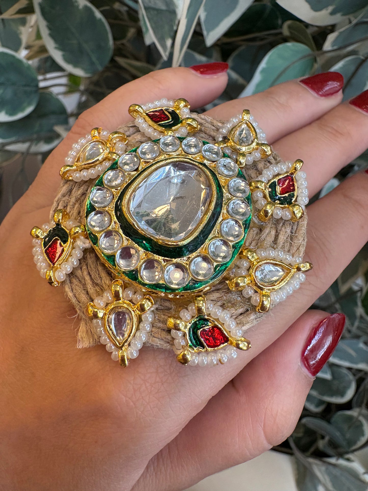Big Polki jute ring