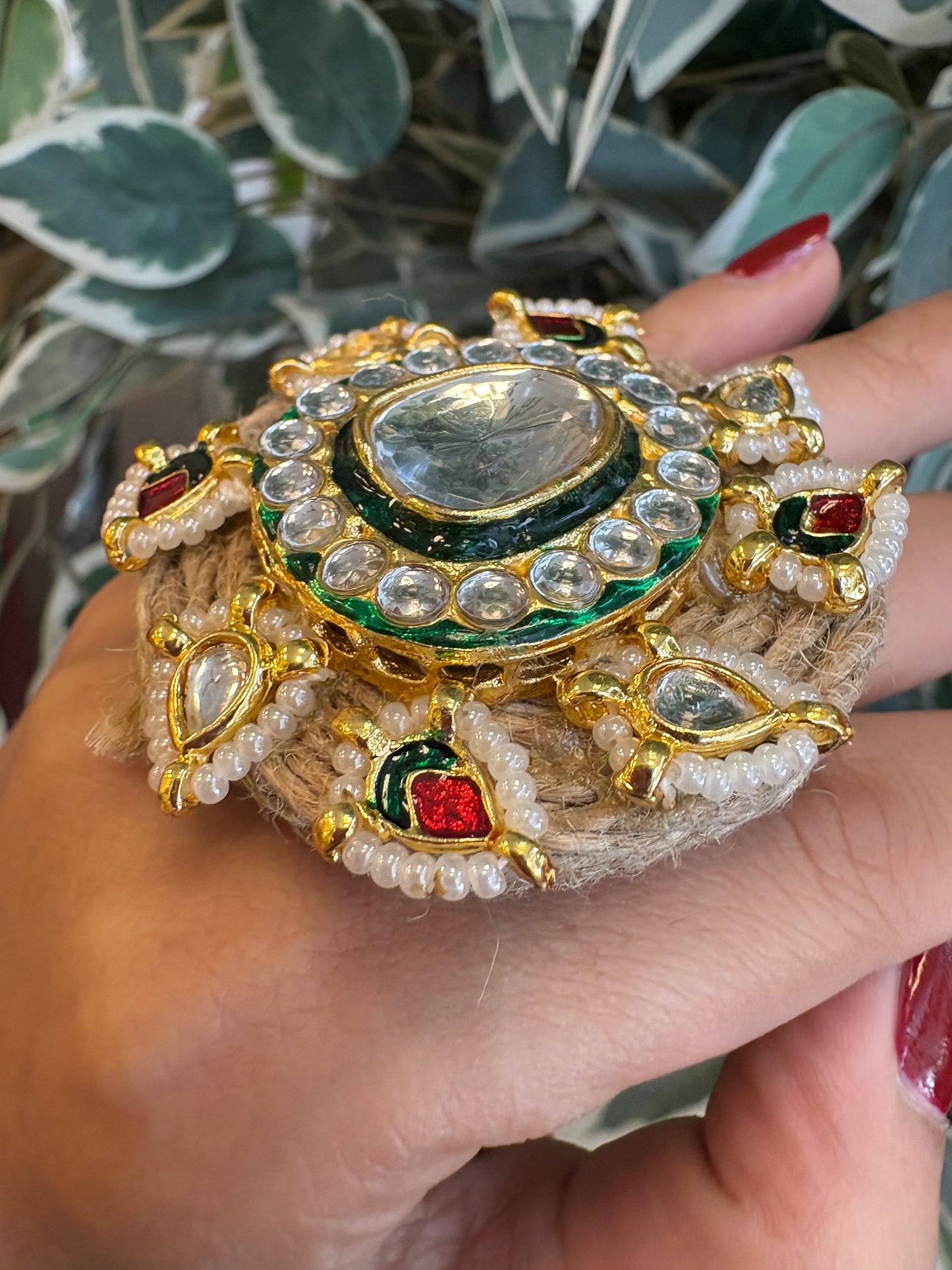 Big Polki jute ring