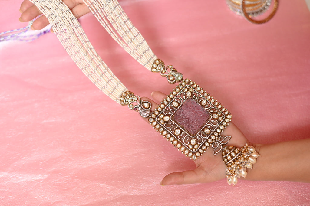 Amethyst Statement Necklace - Kiwibymusskan