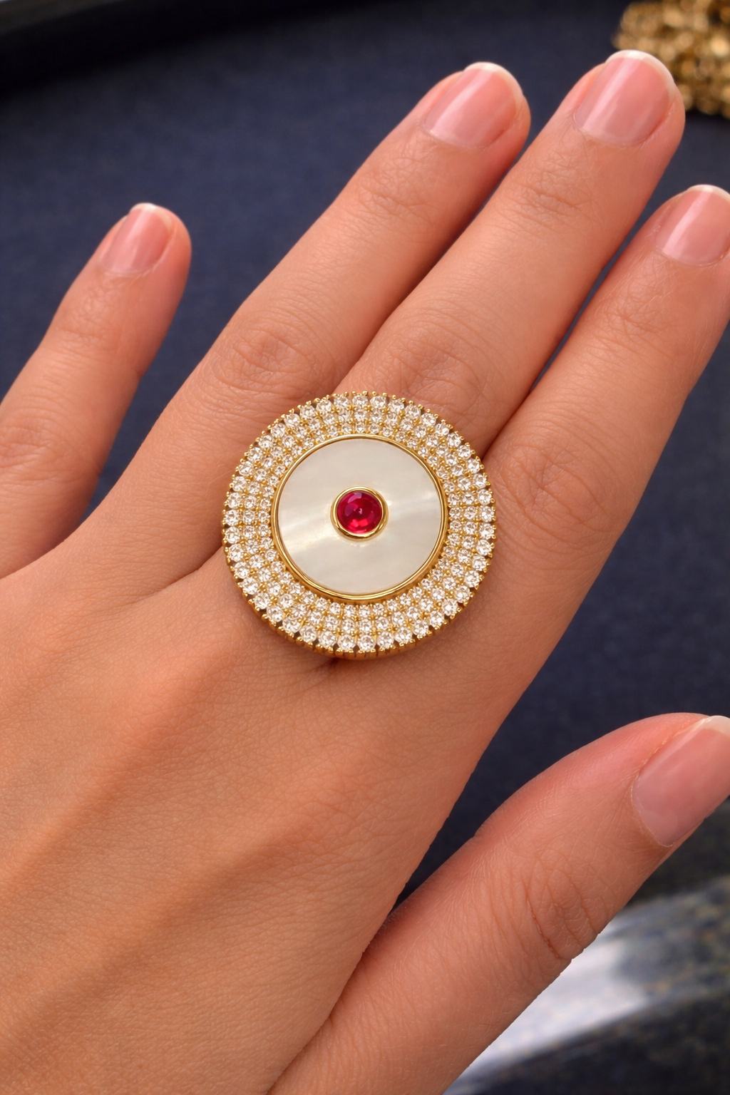 Mother of Pearl ring
