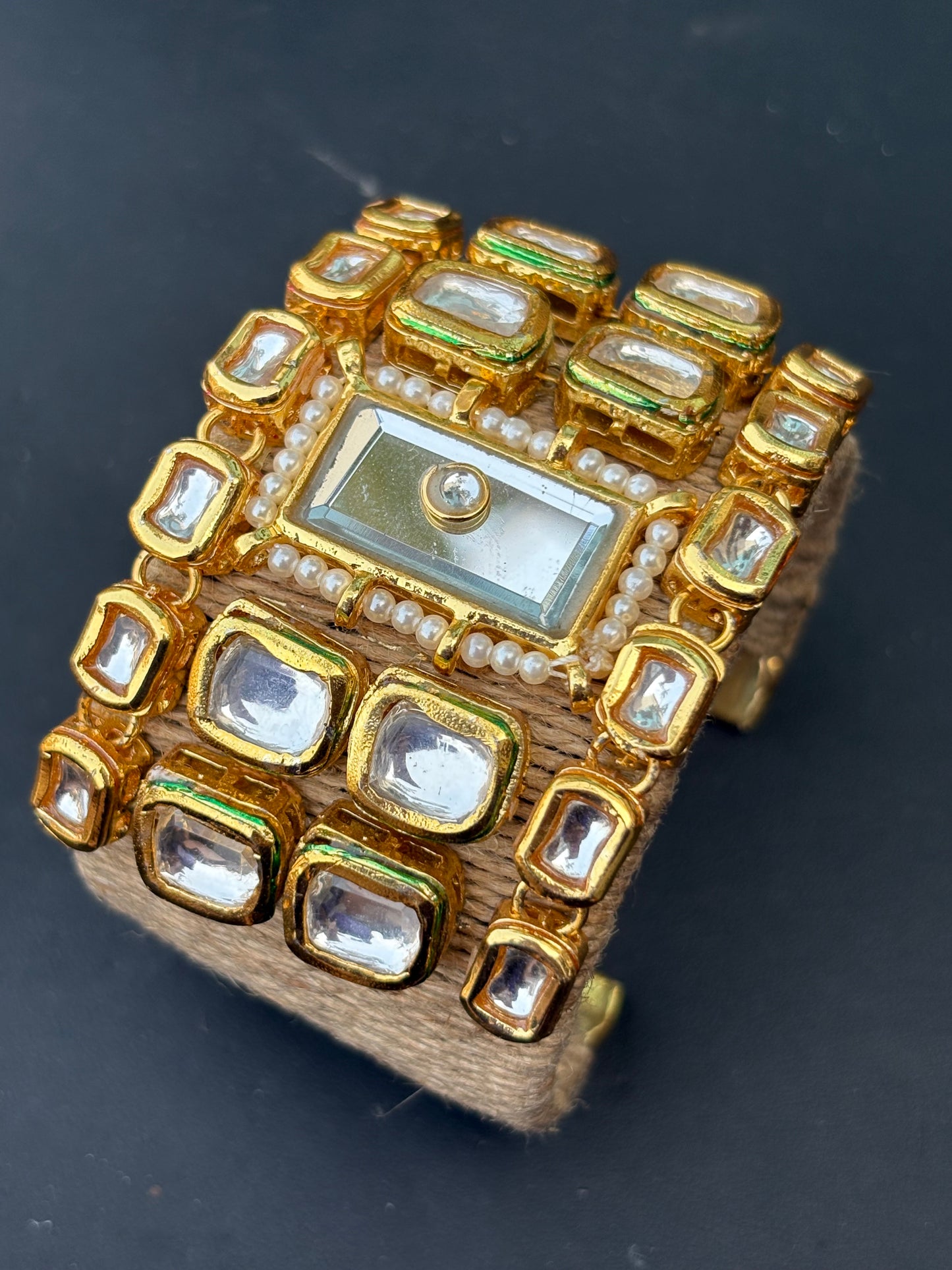 Mirror jute handcuff