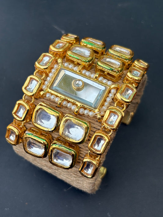 Mirror jute handcuff