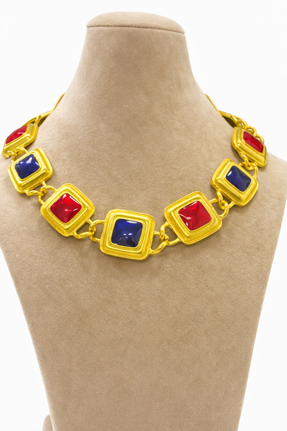 Enamel Square Chain