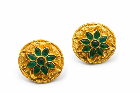 Gold Temple Studs