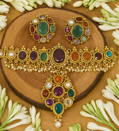 Navrattana Choker set