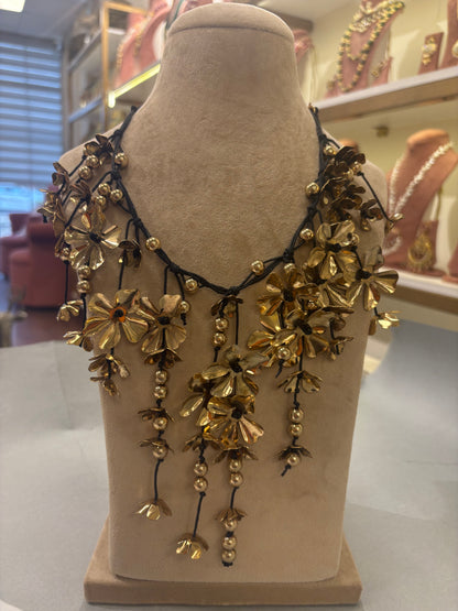 Floral Gold Necklace