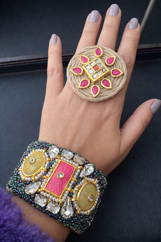 Jute Combo-Handcuff +ring