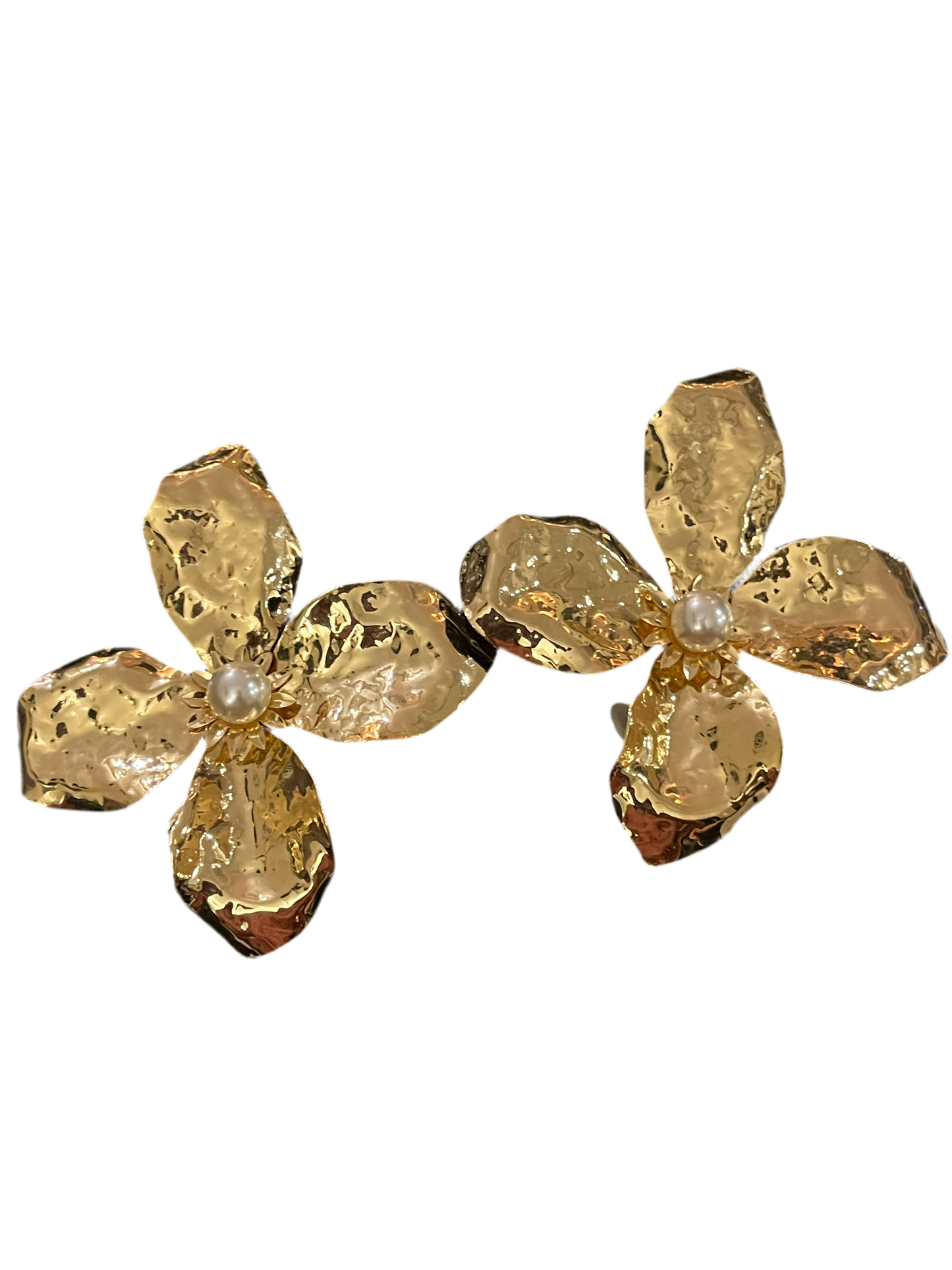 Massive gold rush stylish earrings