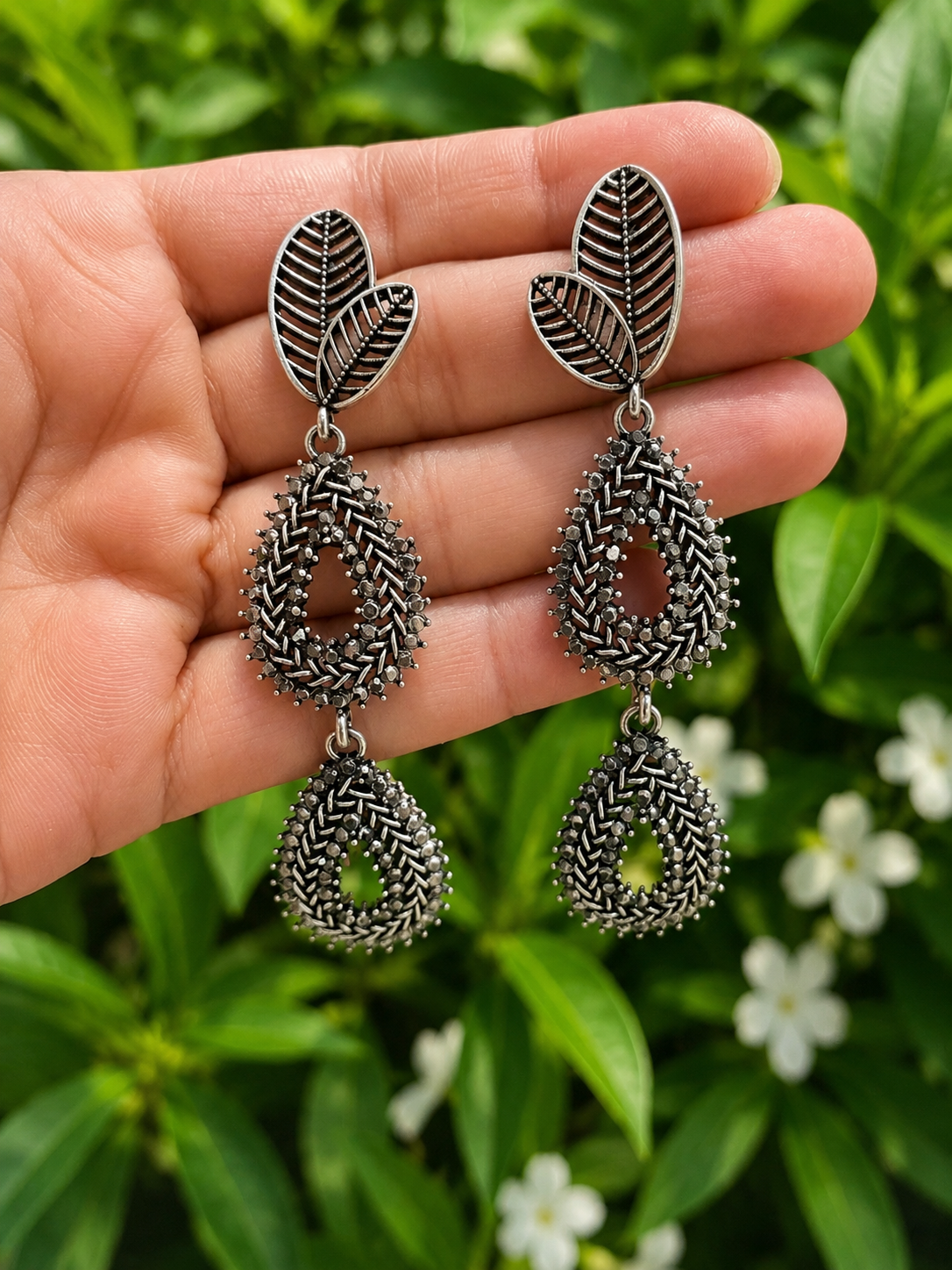 Pavè Crystal Earrings
