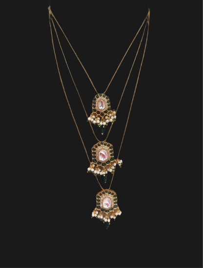 Three Layer Polki necklace