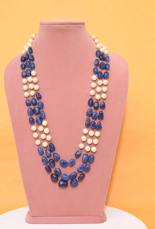 Three layer statement necklace