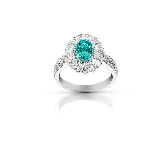 Lab Emerald Ring