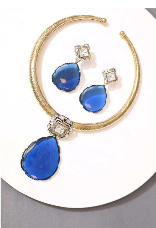 Chic Blue choker set