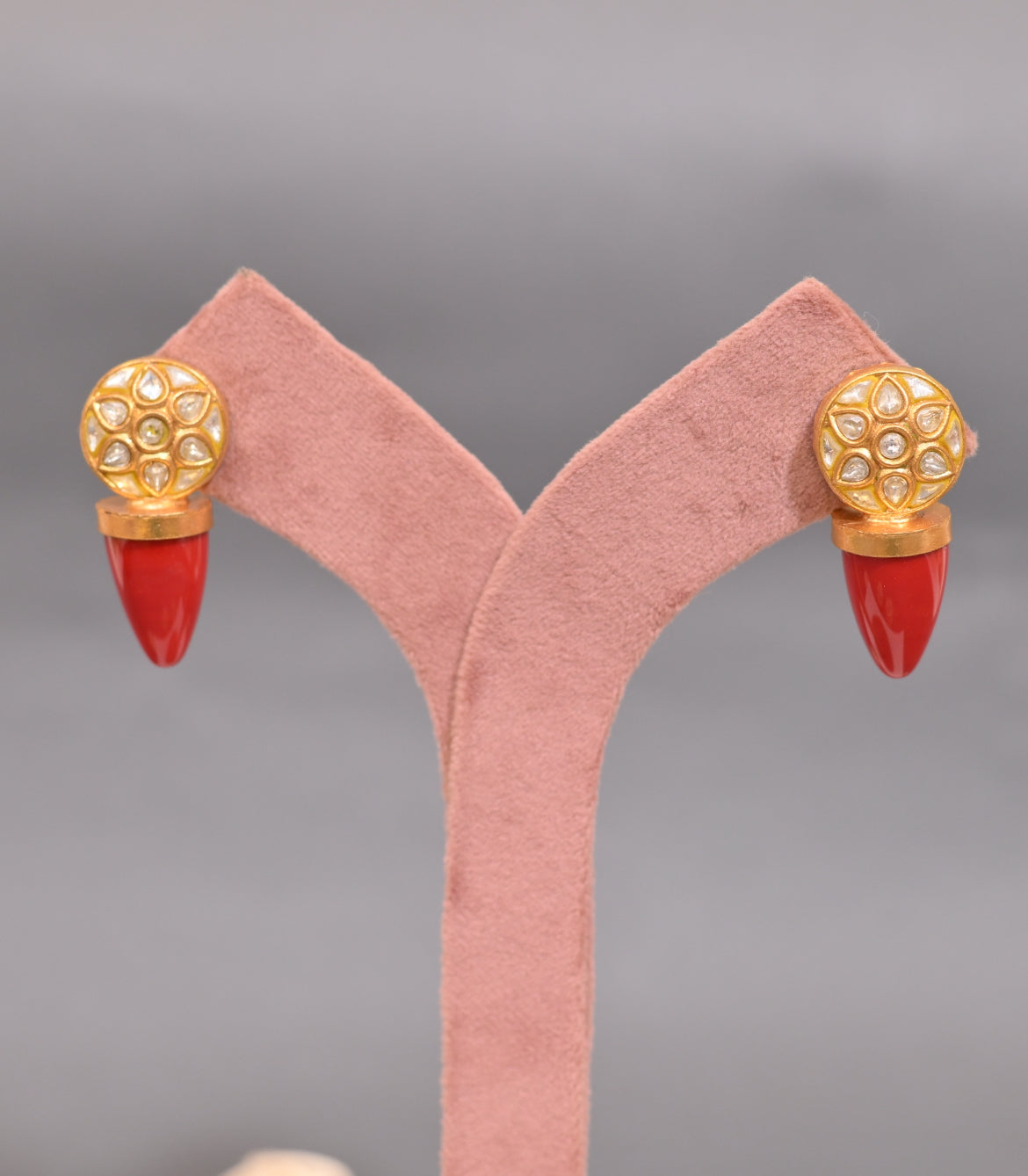 Coral studs