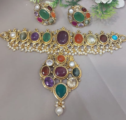 Navrattana Choker set