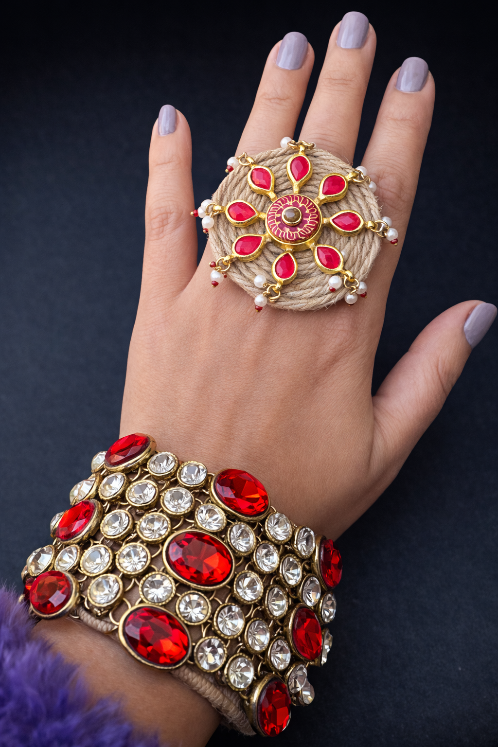 Jute Combo -Handcuff +Ring