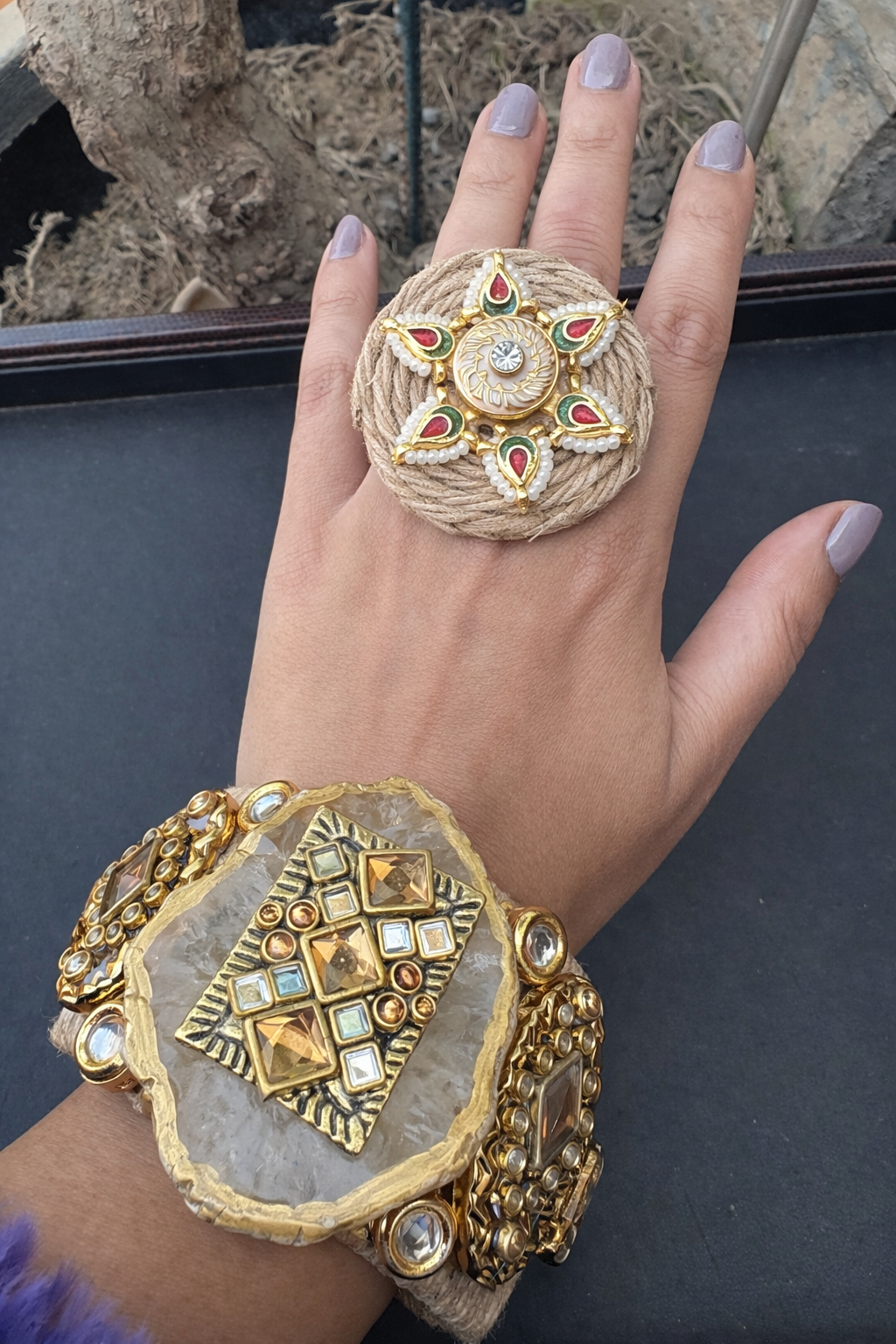 Jute Combo -Handcuff +Ring