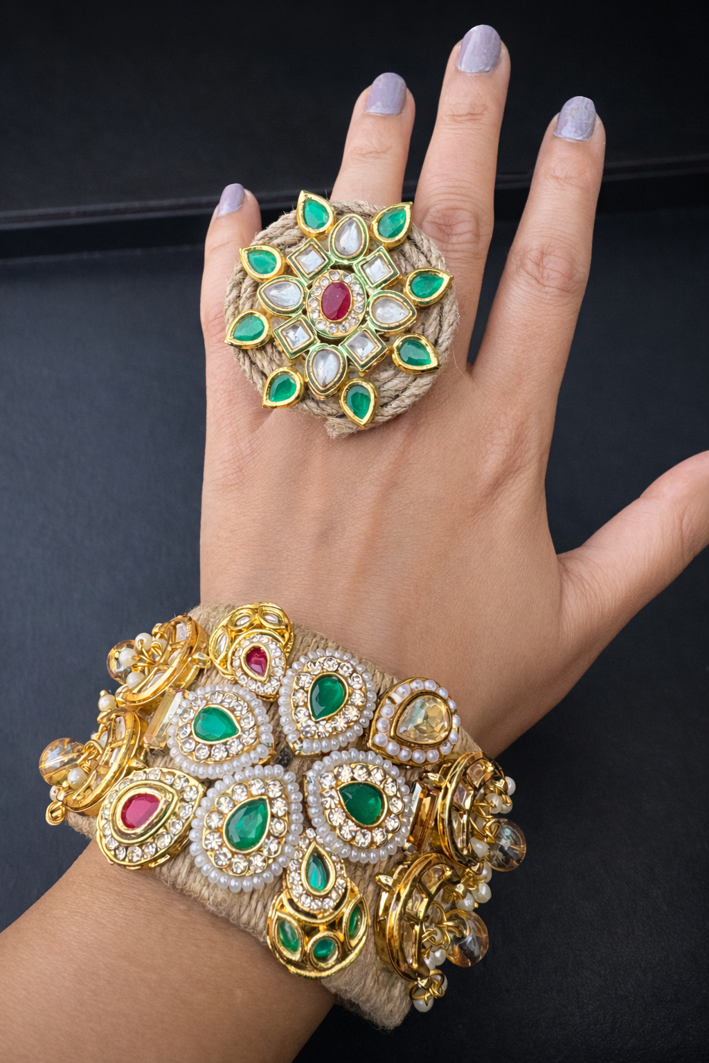 Jute Combo-Handcuff +Ring