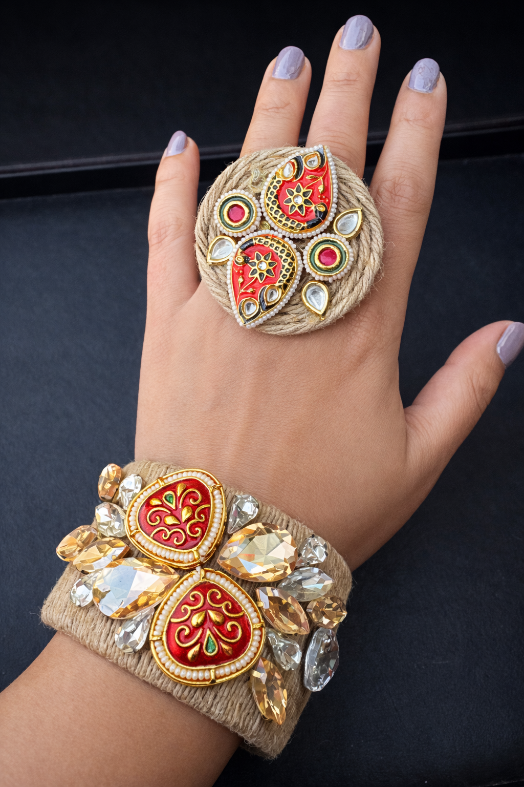 Jute Combo-Handcuff +Ring