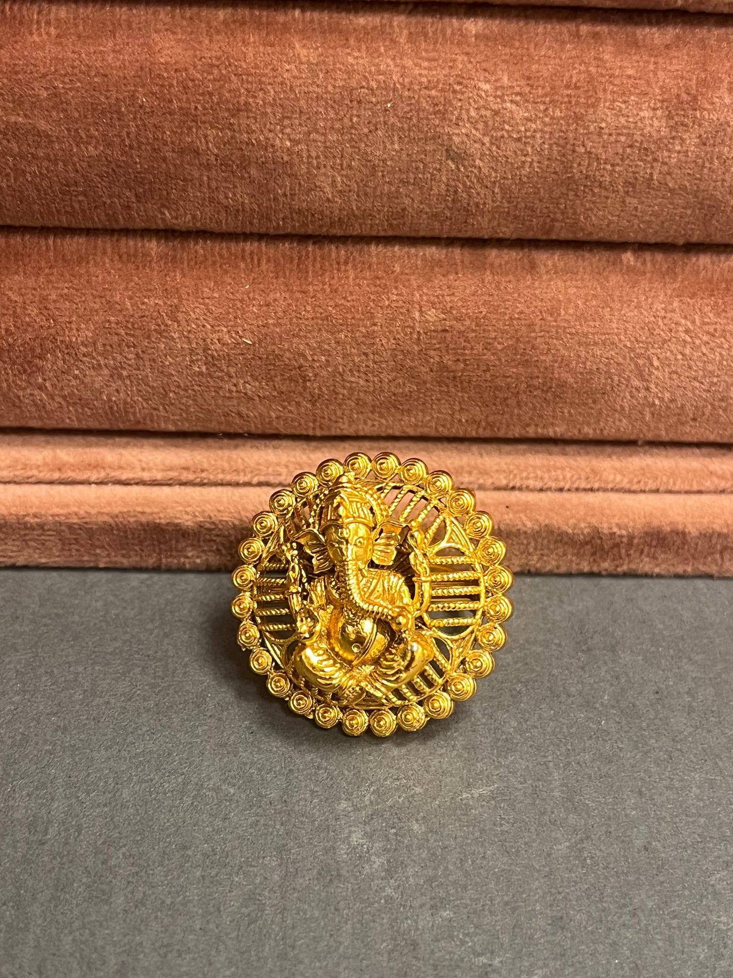 Temple Ganesha ring