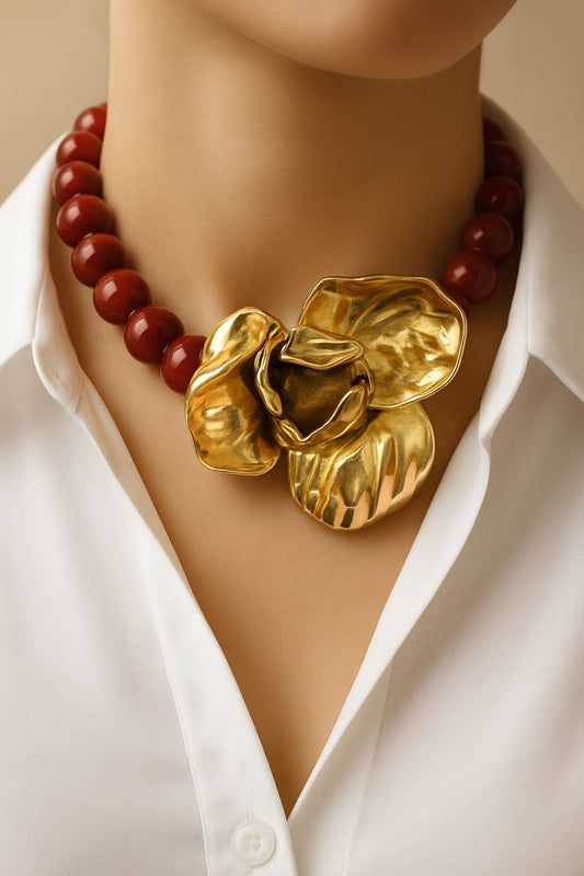 Red Ball Necklace