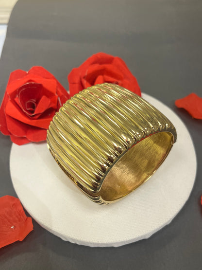 Broad Gold Cuff