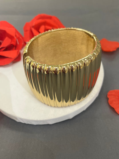 Broad Gold Cuff