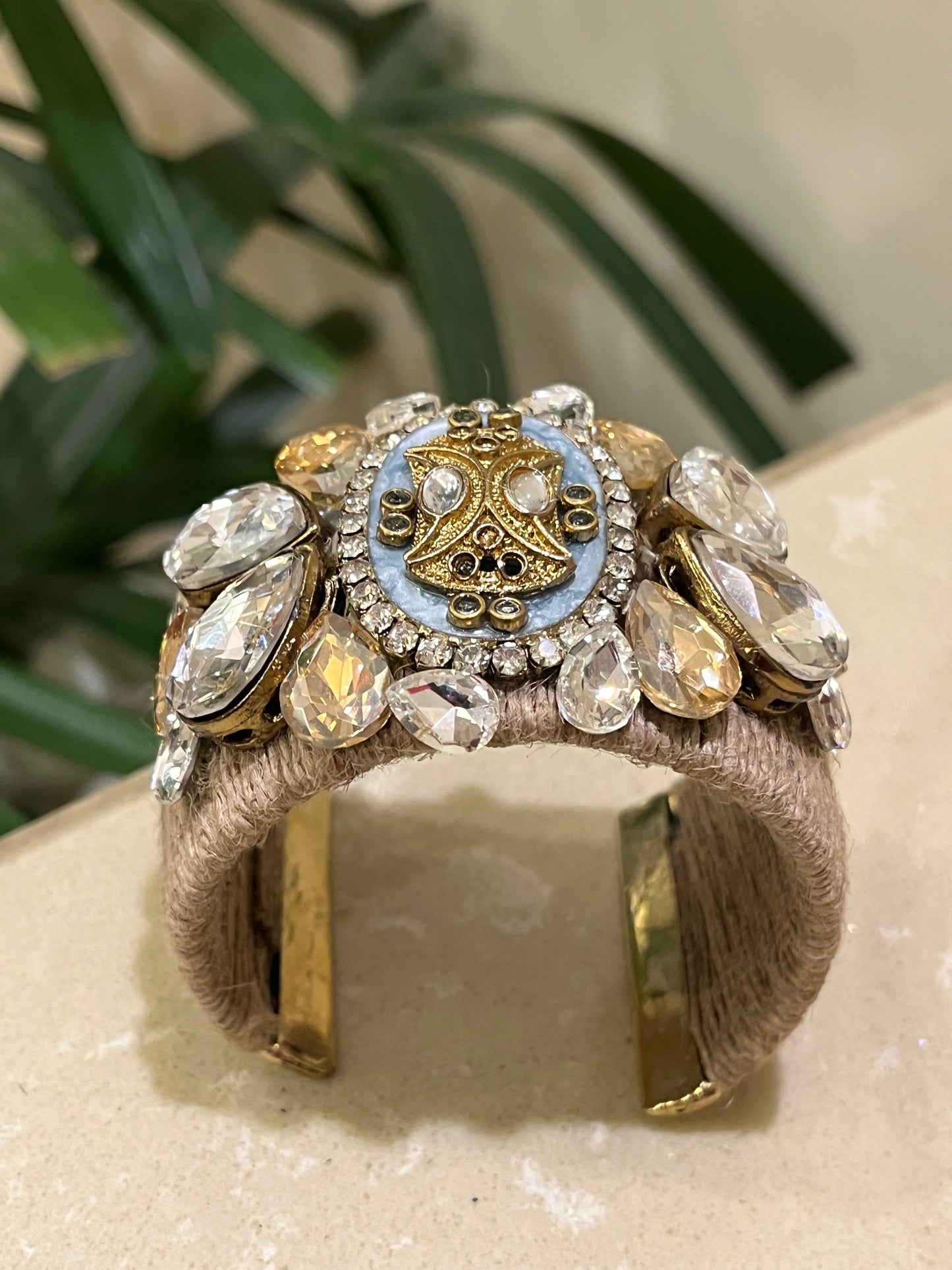 Stylish jute cuff
