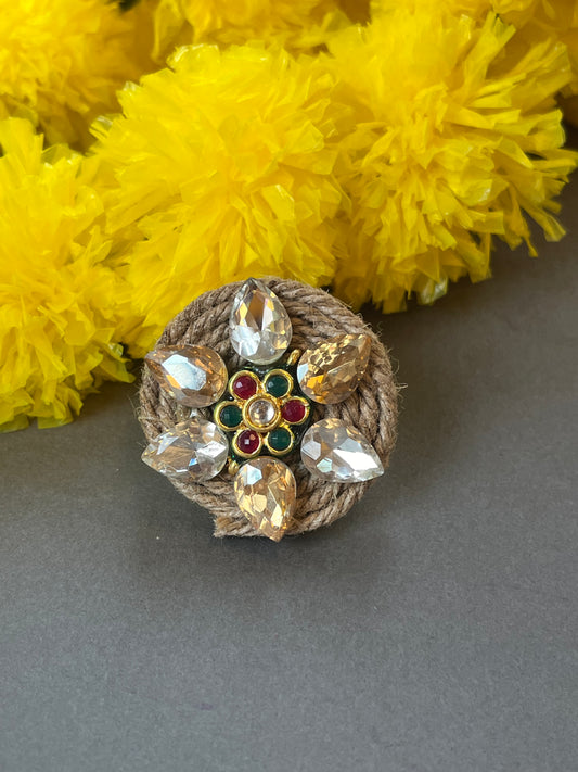 Swaroski flower ring