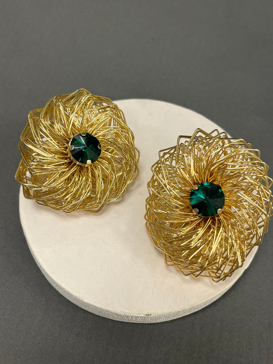 Gold Wire earrings