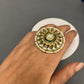 Kundan enamel ring