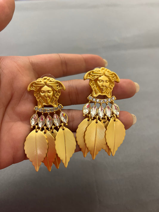 Medusa Gold Earrings