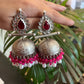 Antique silver Jhumkas