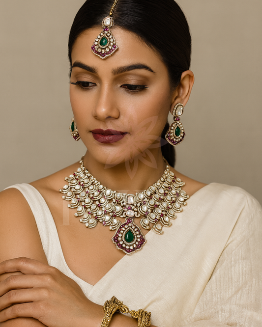 Polki Broad Choker