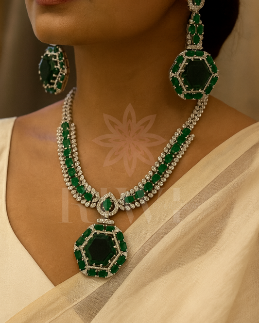 Emerald Diamond set