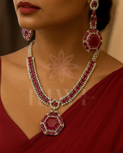 Ruby Diamond Set