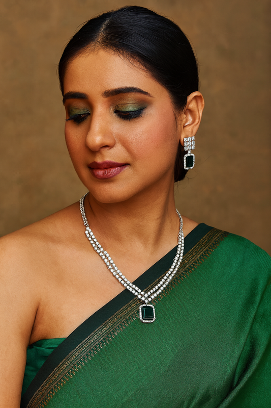 Emerald Diamond Set